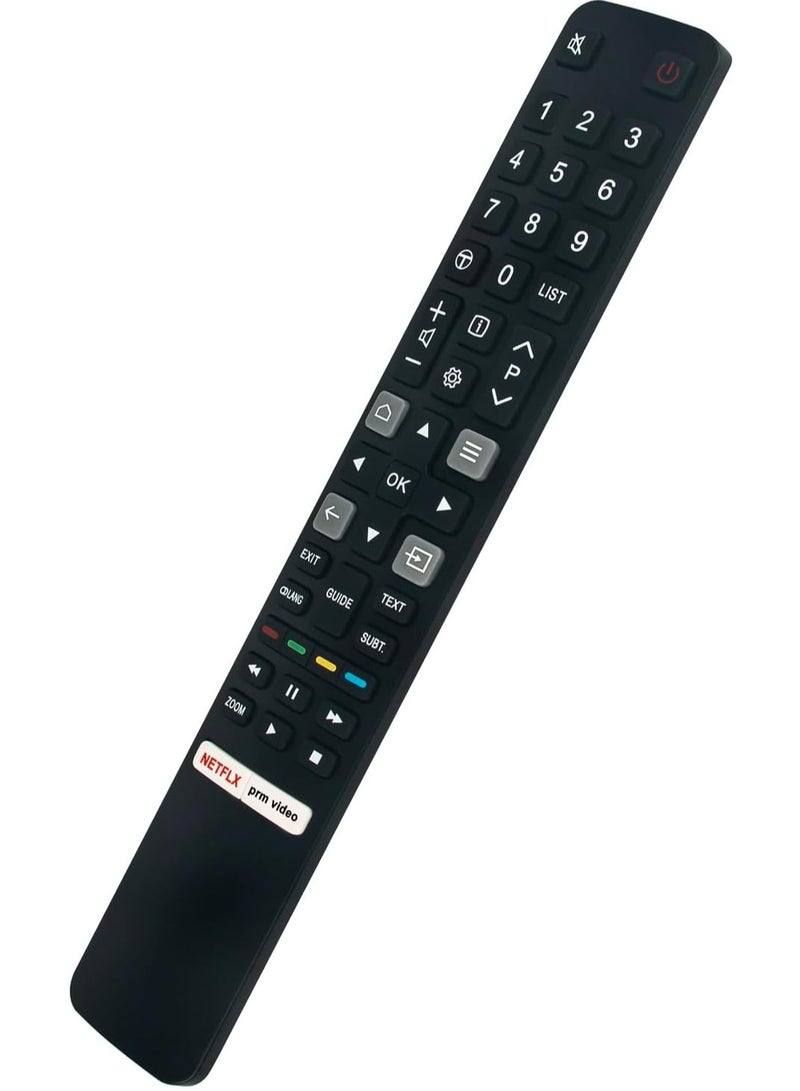 ELTRAZONE Replacement Remote Control RC802NU YUI1 Fit for TCL 4K TV 32ES570F 32S5200 32S5400A 32S5400AF 32S5400AFK 32S5400AK 32S6200 40S5200 40S5400A 40S5400A S62000 43C635 43P635 43P638 43P735 50C635 with battery - Image 3