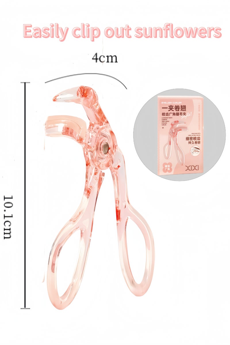 XIXI Eyelash Curler, High Quality Plastic Eyelash Curler, No Hurt or Pull Eyelashes, Eyelash Curler Makeup Tool for Women and Girls, Quick and Lasting Natural Curling - Image 2
