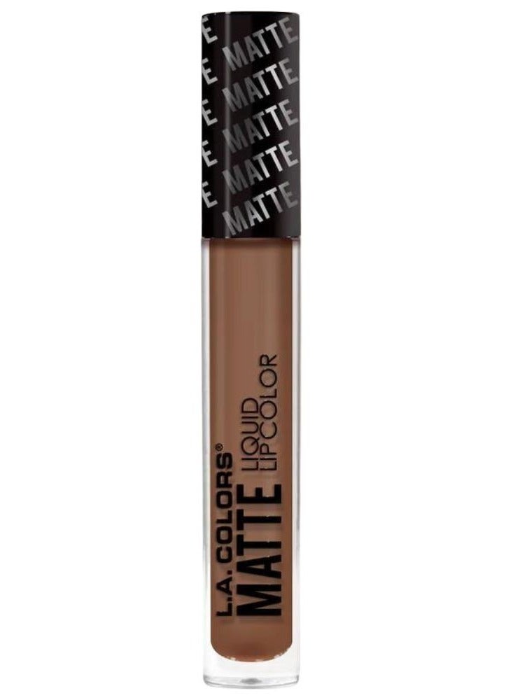LA Colors L.A. Colors Matte Liquid Lip Color Long Wearing Suede 4g - Image 1