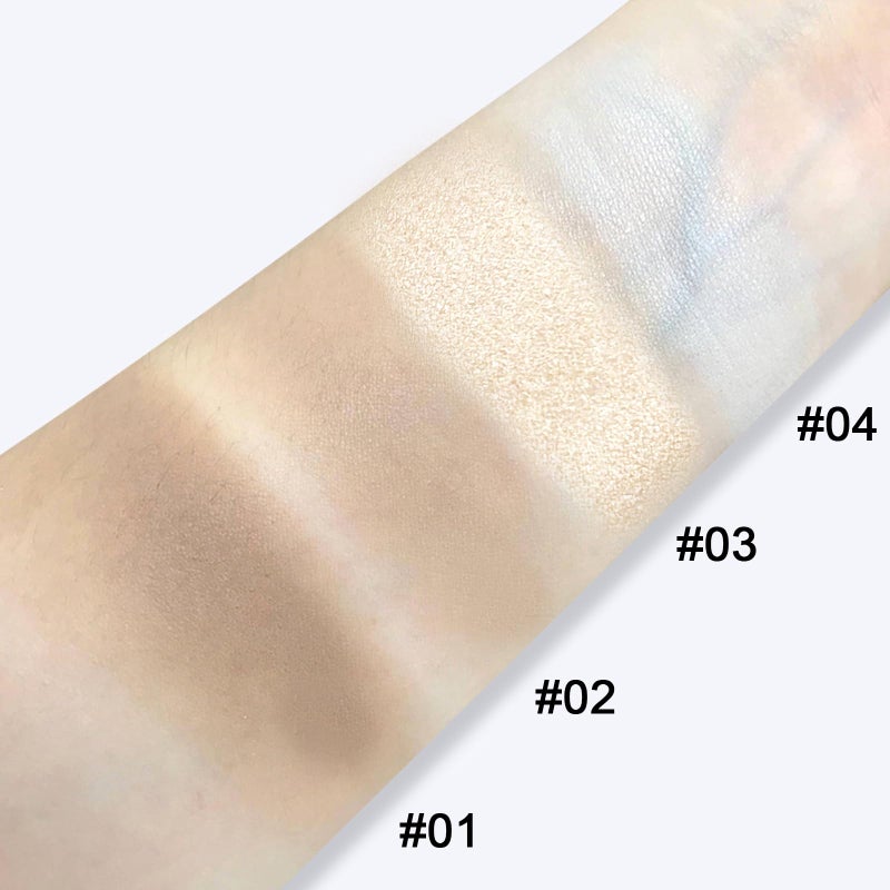 Jutqut Matte Contour Palette, Face Sculpting Grey Contour Powder Palette for Light Fair Skin, Cool Toned Face Bronzer Makeup Contouring, Buildable Matte Bronzer, 02#Dark Brown - Image 3