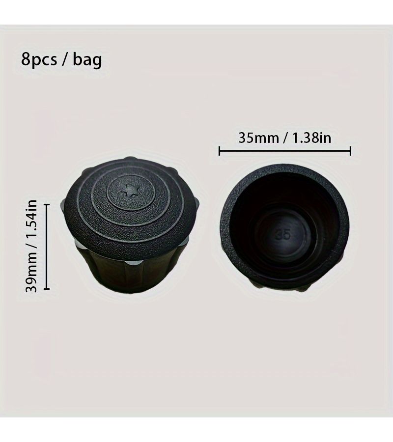 Set Of 8 PVC Pads 18mm For Protecting Table And Chair Legs Made From Odorless And Non Toxic Materials - Image 3