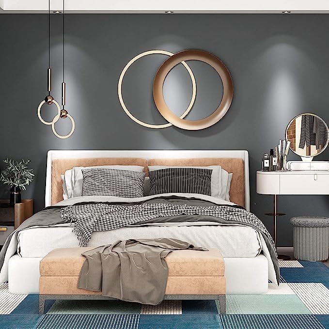 CREON Dark Grey Mat Self Adhesive Vinyl Wallpaper, Peel and Stick Waterproof Wallpaper for Home Kitchen, Countertop, Cabinet, Furniture, Wardrobe and Desktop Wallpaper 60x243 CM - Image 2