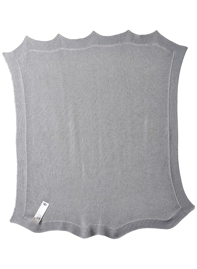 Chicco Tricot Blanket Light Grey - Image 2
