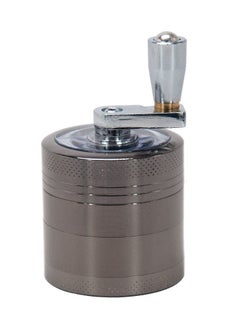 Generic 4 Layer Spice Crusher With Hand Crank Magnetic Lid  - Image 1