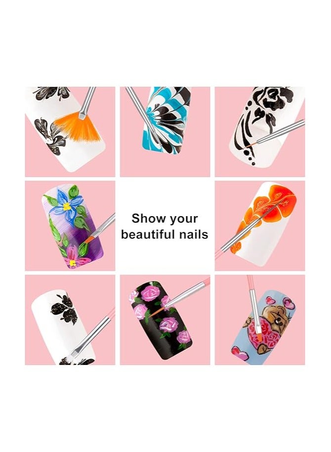 Essential Nail Brushes for Professional Manicure15 parts - Image 5