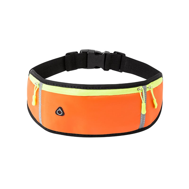 Unisex Fitness Waist Bag Waterproof Shockproof Leisure Sports Personal Mobile Phone Bag Outdoor Cycling Running Belt Purple - Image 3