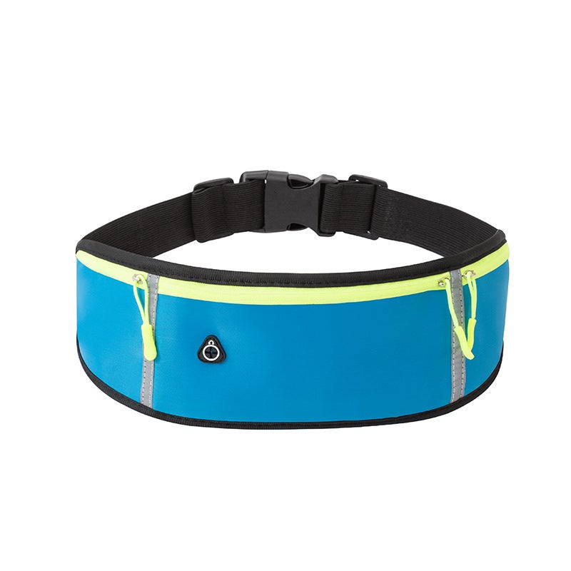 Unisex Fitness Waist Bag Waterproof Shockproof Leisure Sports Personal Mobile Phone Bag Outdoor Cycling Running Belt Purple - Image 5