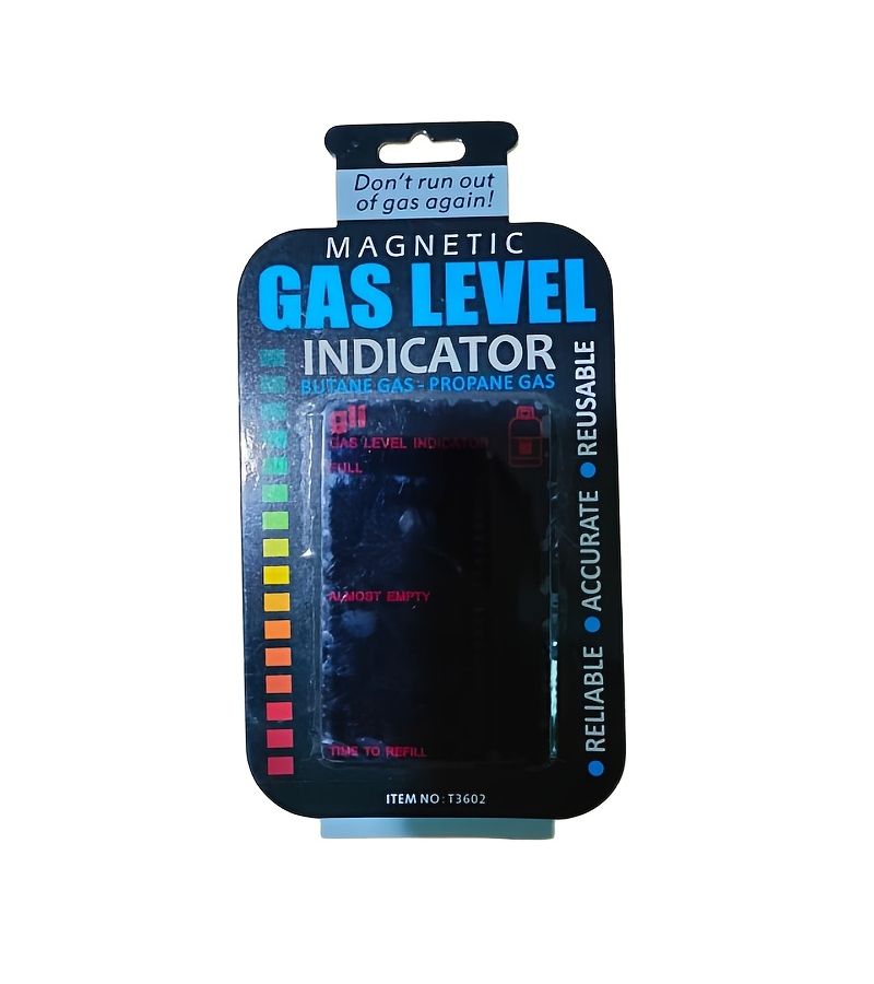 1pc Reusable Magnetic Propane Fuel Level Indicator Tank Sensor Gauge Card For Home Kitchen - Image 3