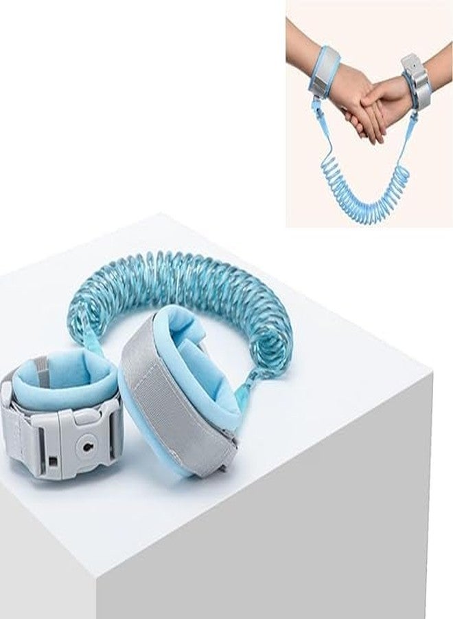 VISHARNI Kids Anti-Lost Wrist Link with Lock - Child Safety Harness Wristband for Toddlers, Reflective Rope, 360° Rotating Metal Head, Adjustable Wrist Strap for Boys & Girls (Multicolor-1pcs) - Image 1