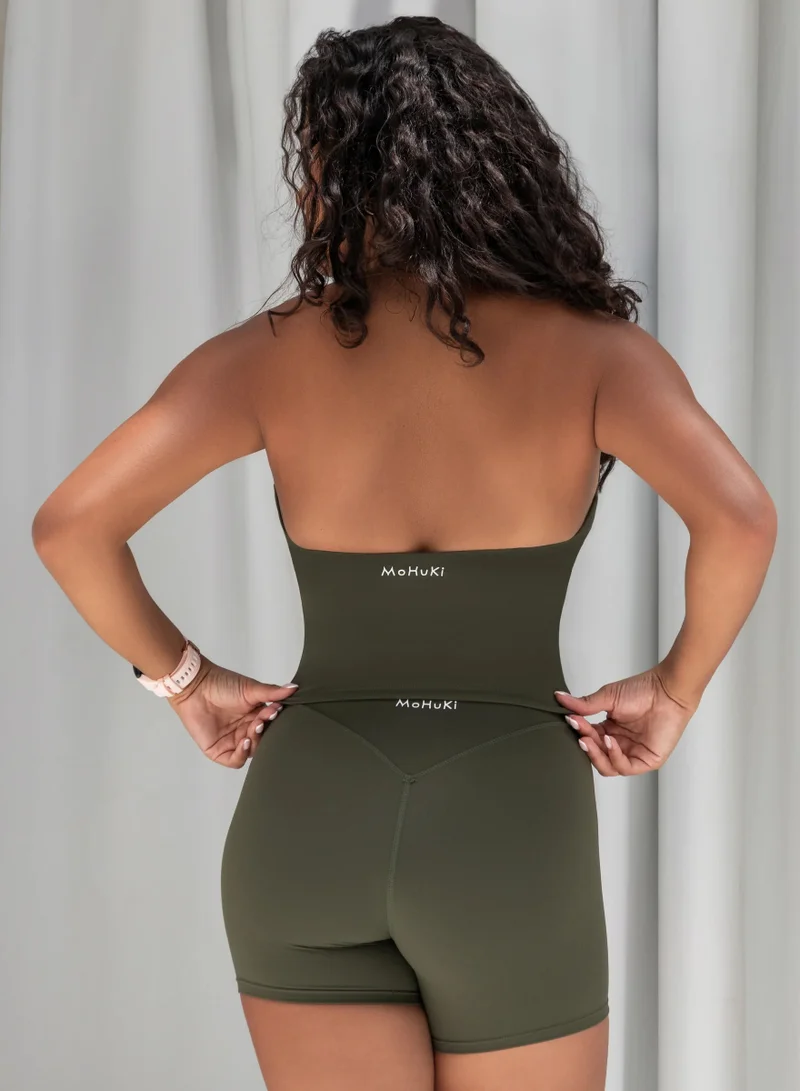 Mohuki Olive Green Active Sculpt Short for Women | Best Price UAE