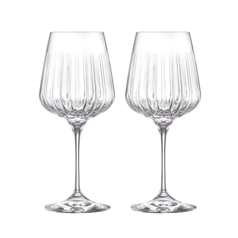 Simply Kitchen  Set Of 2 Spritz Glasses Io Ml490 Transparent  | Best Price UAE