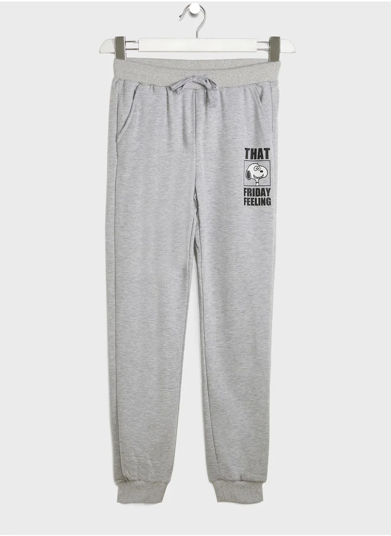 Peanuts Youth Snoopy Sweatpants