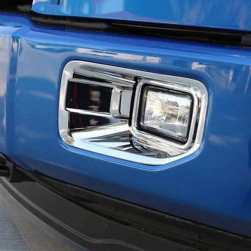 Yurefax Chrome Fog Light Lamp Decoration Cover Trim for Ford F-150 - Image 5