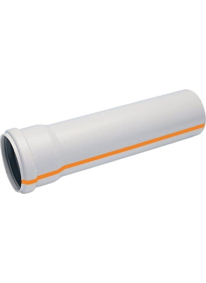 Hırdavatçım06 HIRDAVATÇIM06 50X250 PVC Pipe 50' 25 cm Pimaş Waste Water Pipe 2 Pieces 
