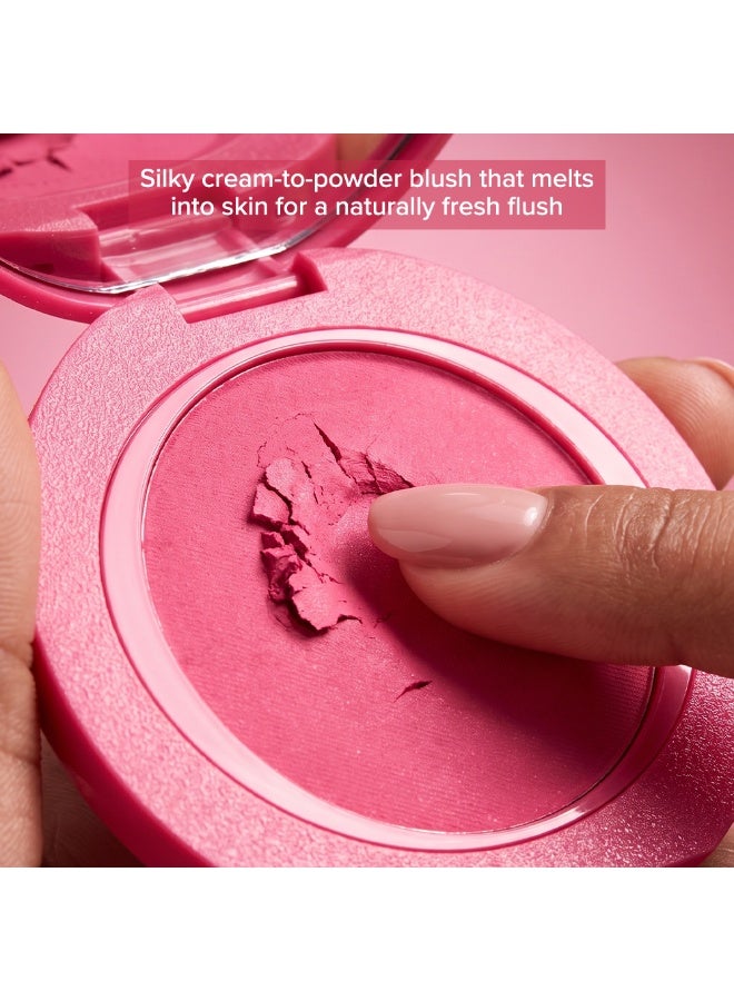 فور إيفر52 Forever52 Blush Crush 3-in-1 Multi-Use Cream-to-Powder Blush for Cheeks, Lips & EyesForever52 Blush Crush 3-in-1 Multi-Use Cream-to-Powder Blush for Cheeks, Lips & Eyes Heatwave-BLC003 - Image 3