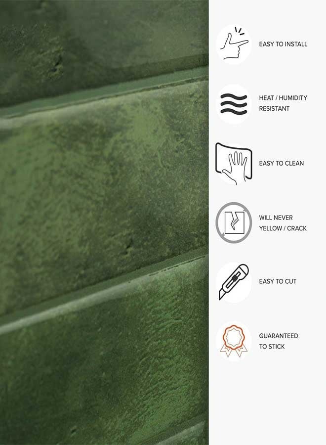 RAWAID Peel and Stick Backsplash Tiles, 5 Sheets 3D Self Adhesive Stick on Tiles Kitchen Backsplash, Stick on Wall Tiles for Kitchen, Bathroom, Wall Tile, 23 x 29 cm - Image 2