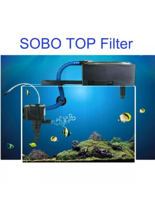 SOBO B&K SOBO Aquarium Heavy Duty External Power Head Top Biological Filter WP-880F - Image 3