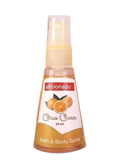 Aficionado Bath and Body Spray-BBS Citrus Charm 55ml | Aura & Charm Perfume Spray | Long Lasting Fresh Citrus Fragrance | Perfume Spray for Man & Women - 55 ml. - pzsku/Z8D1C7DCC278AC5CF276FZ/45/_/1740560659/5234f921-6994-481b-baf0-90a7c7a3a5b3