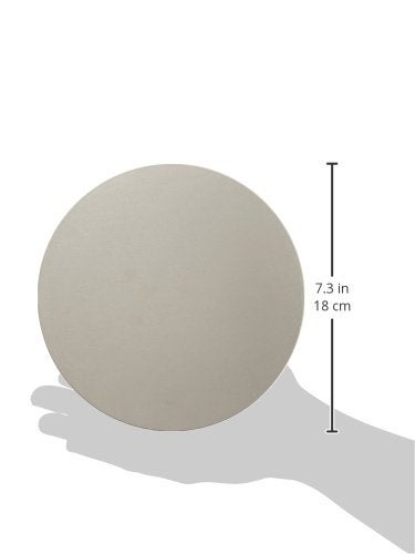 أميركان ميتال كرافت American METALCRAFT Inc. فواصل دائرية من American Metalcraft 18907، طول 7 بوصات × عرض 7 بوصات، فضية - Image 3