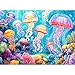WSCXSC 300 Piece Puzzle for AdultsOcean Jellyfish Jigsaw Puzzles 300 Pieces for Adult Kids Elderly Puzzle Game Premium Cardboard Jigsaw Puzzle Challenging Puzzles Game Family Activity Birthday Gift Toy - Image 2