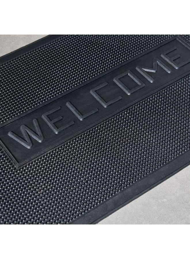 Home Box Welcome Moulded Rubber Doormat 70 x 45 cm  - Image 3