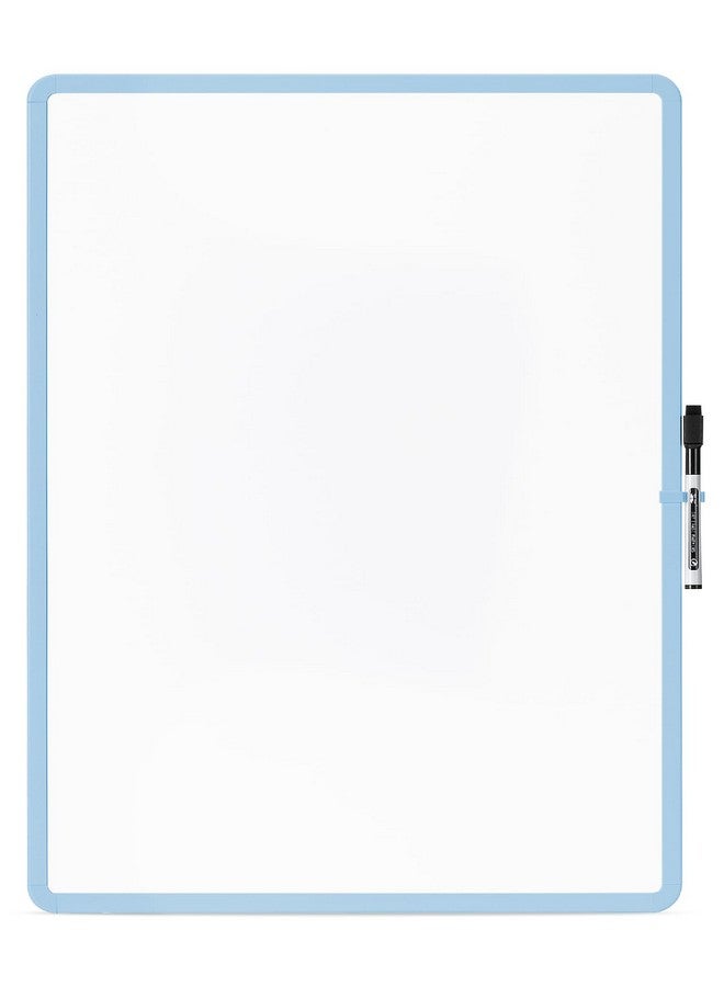 Mr. Pen - Dry Erase Board, 18” X 24” With A Black Marker, Pastel Blue Frame, Dry Erase Board For Wall, Magnetic Whiteboard For Wall, Dry Erase Boards, Whiteboards, Magnetic White Board - Image 1