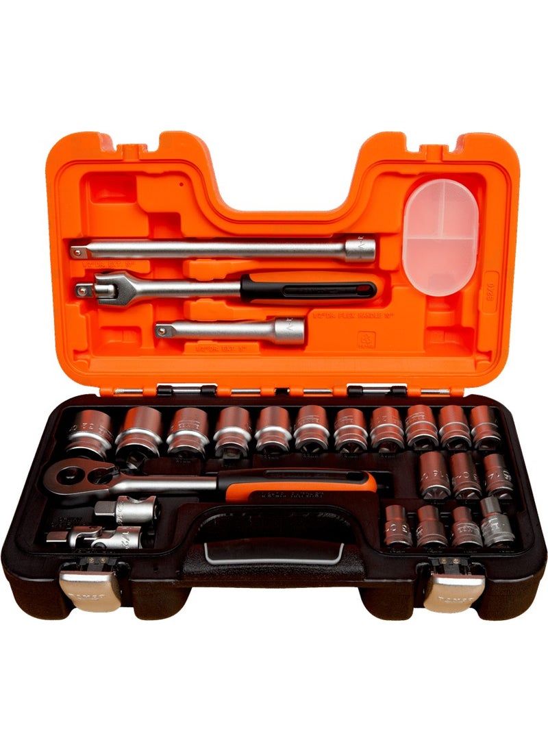 Bahco 24 Piece Socket Set 1/2” S240  - Image 1