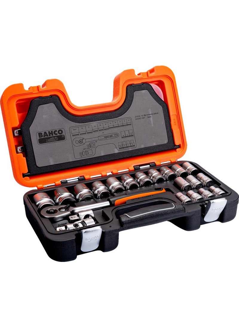 Bahco 24 Piece Socket Set 1/2” S240  - Image 4