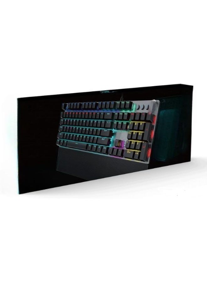 Wired Mechanical Gaming Keyboard – High-Performance RGB Backlit Keyboard for PC Gamers  - Image 3