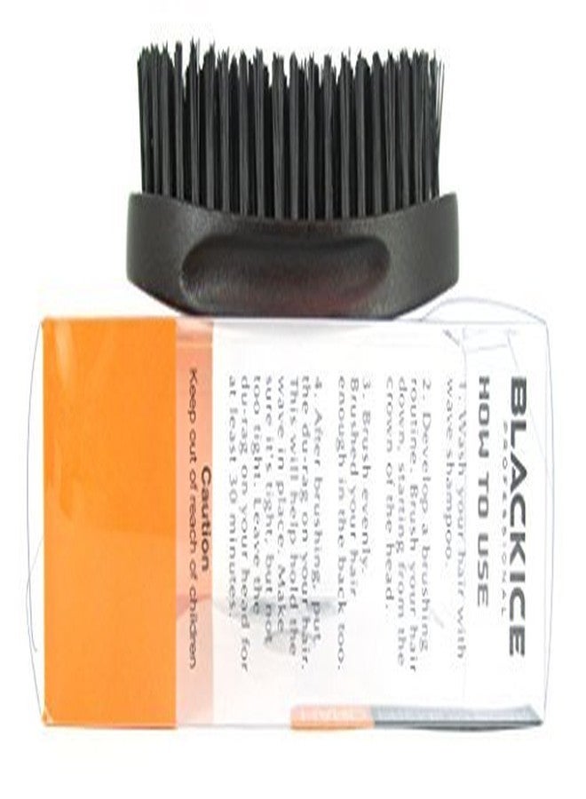 Black Ice Magic Wave 5.25'' Curved Palm Brush Hard Premium Boar by Black Ice