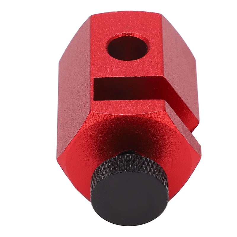 Red Anodized Aluminum Stair Gauge Framing Square Stop Hex Shape Design Woodworking Tool 2PCS - Image 3