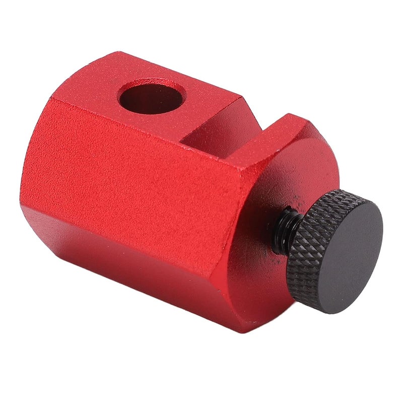 Red Anodized Aluminum Stair Gauge Framing Square Stop Hex Shape Design Woodworking Tool 2PCS - Image 5
