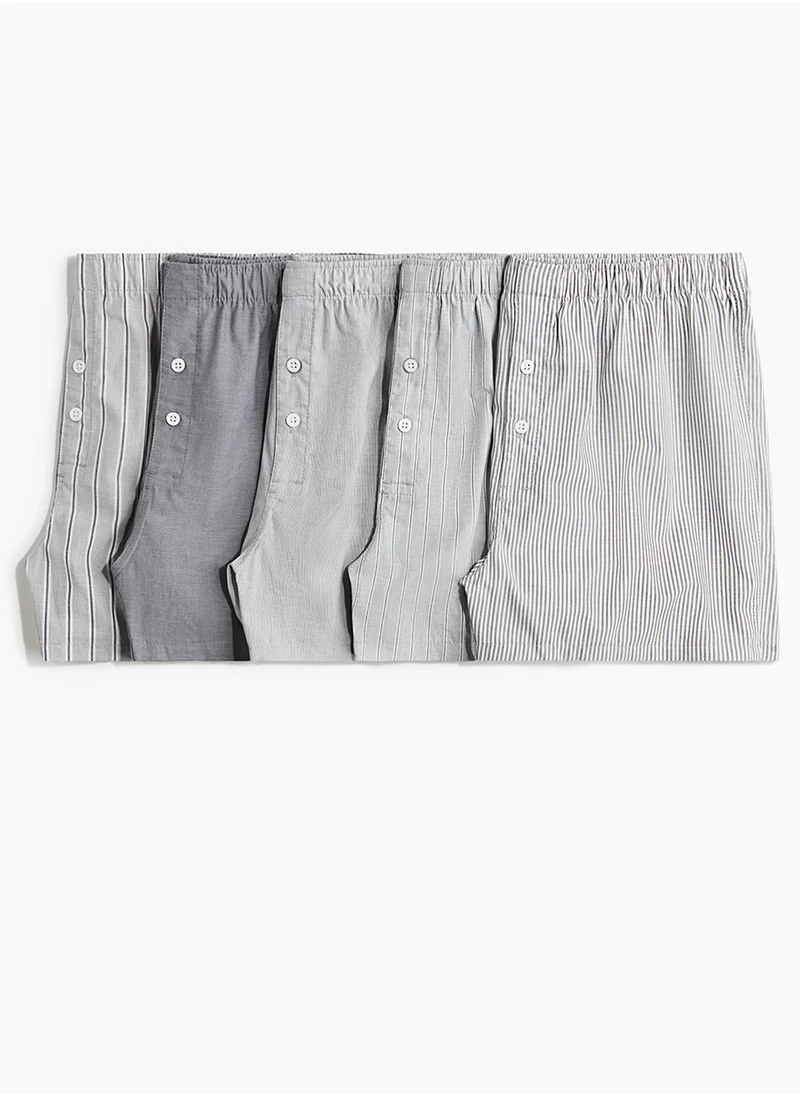 H&M 5-Pack Woven Boxer Shorts