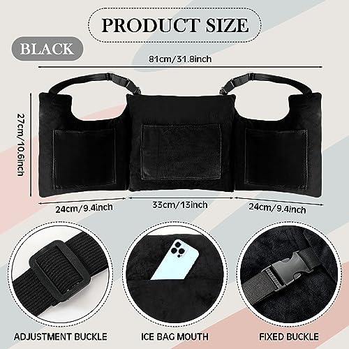 Suzile Mastectomy Pillow Post Surgery, Breast Pillow for After Breast Cancer Mastectomy Necessities, Surgery Recovery Gifts for Women(Black) - Image 2