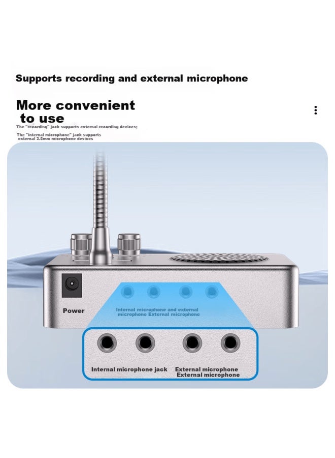 Nintaus Flck-790 Two-way Intercom For Windows, Hoals, Bank Teller Counter, Train Station, Post Office, Restaurant, Braised Dish Stall Counter, Specialized Intercom With Microphone And Amplifier - Image 4