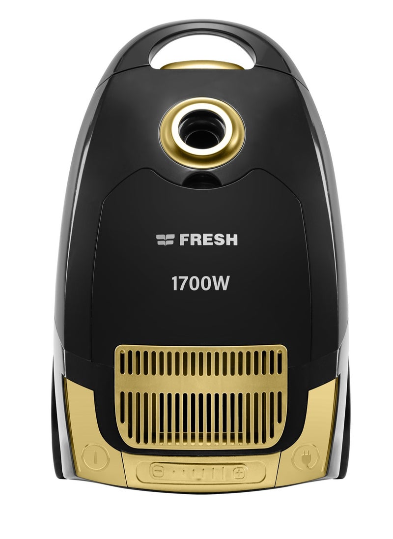 Fresh Vacuum1700 watt, fantom black & gold 