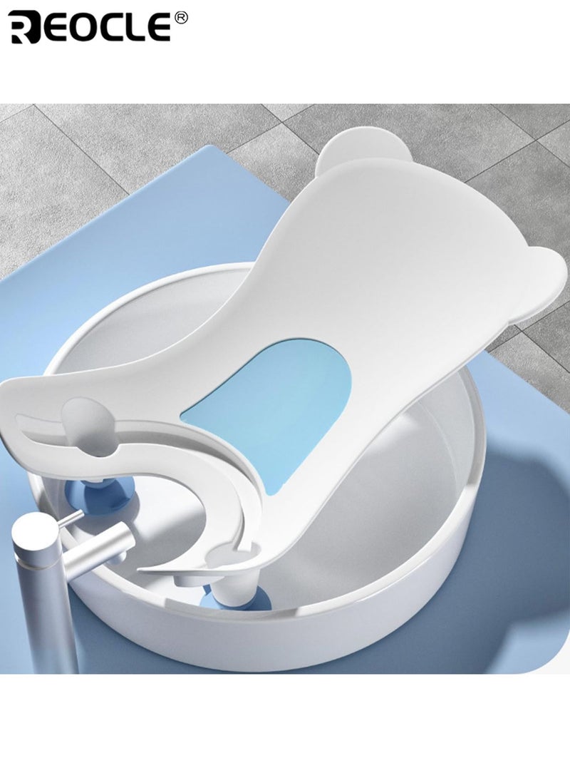 ريوكل دعم حمام الرضع المحمول مع خطاف إضافي أداة غسيل الأرداف السريعة للأطفال للأحواض وأسطح العمل أحواض الاستحمام خفيفة الوزن مريحة مثالية لرعاية الطفل اليومية الآباء ومقدمي الرعاية - Image 2