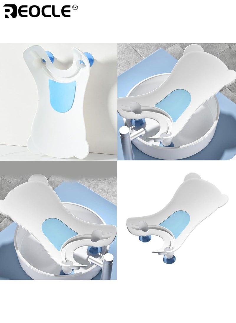 ريوكل دعم حمام الرضع المحمول مع خطاف إضافي أداة غسيل الأرداف السريعة للأطفال للأحواض وأسطح العمل أحواض الاستحمام خفيفة الوزن مريحة مثالية لرعاية الطفل اليومية الآباء ومقدمي الرعاية - Image 4