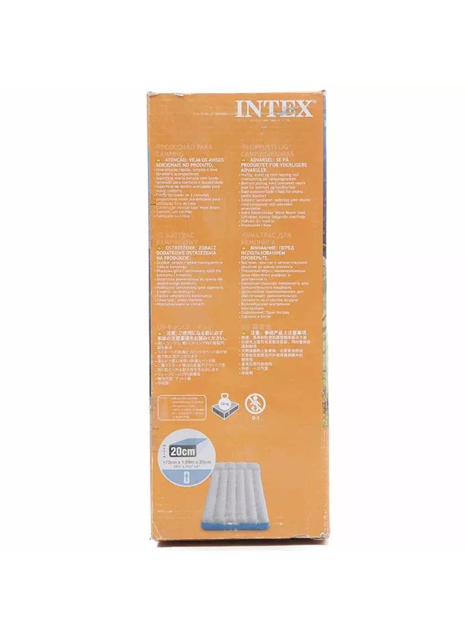 INTEX Intex 72cmx1.89mx20cm Camping Mat, Light Weight Sleeping and Camping Mattress  - Image 2