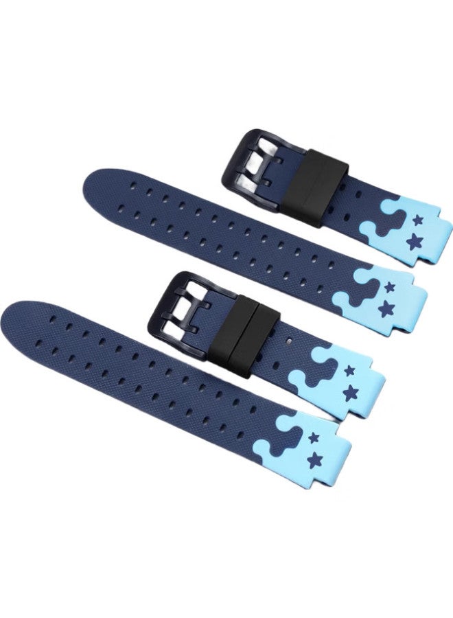 Dipple Compatible Silicone Watch Strap For Xiaotiancailiao Smartwatch, Suitable For Z6/Z8/Q1A/D3/Z7/Z5/Z9/D2 Children'S Watch, Washable And Detachable [Sky Blue] - Image 3