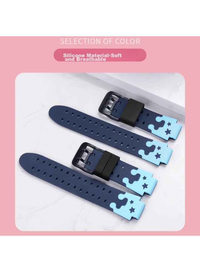 Dipple Dipuer Compatible Silicone Watch Strap For Xiaotiancailiao Smarch, Suitable For Z6/z8/q1a/d3/z7/z5/z9/d2 Children's Watch, Washable And Detachable - Image 3