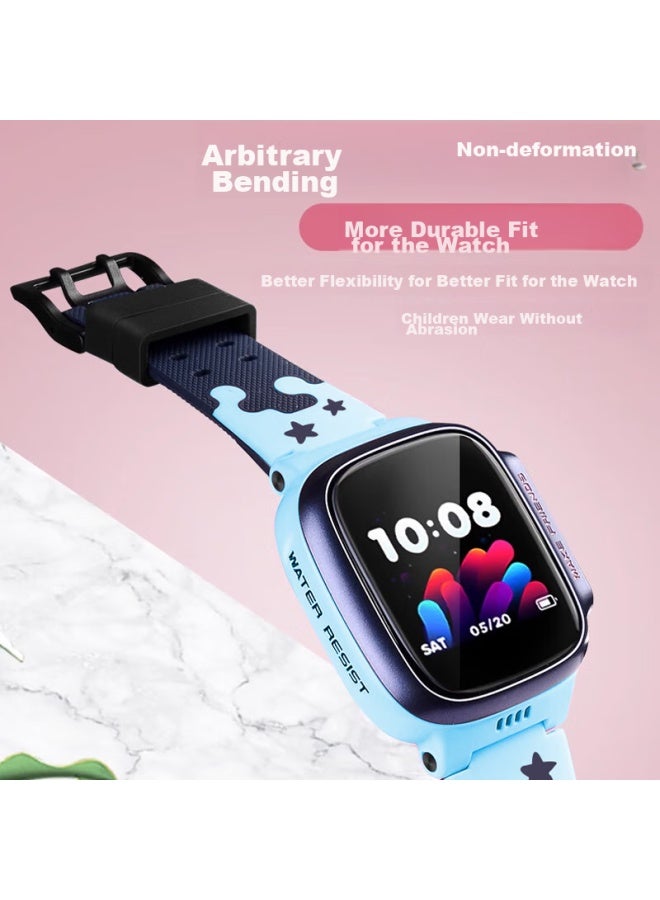 Dipple Dipuer Compatible Silicone Watch Strap For Xiaotiancailiao Smarch, Suitable For Z6/z8/q1a/d3/z7/z5/z9/d2 Children's Watch, Washable And Detachable - Image 4