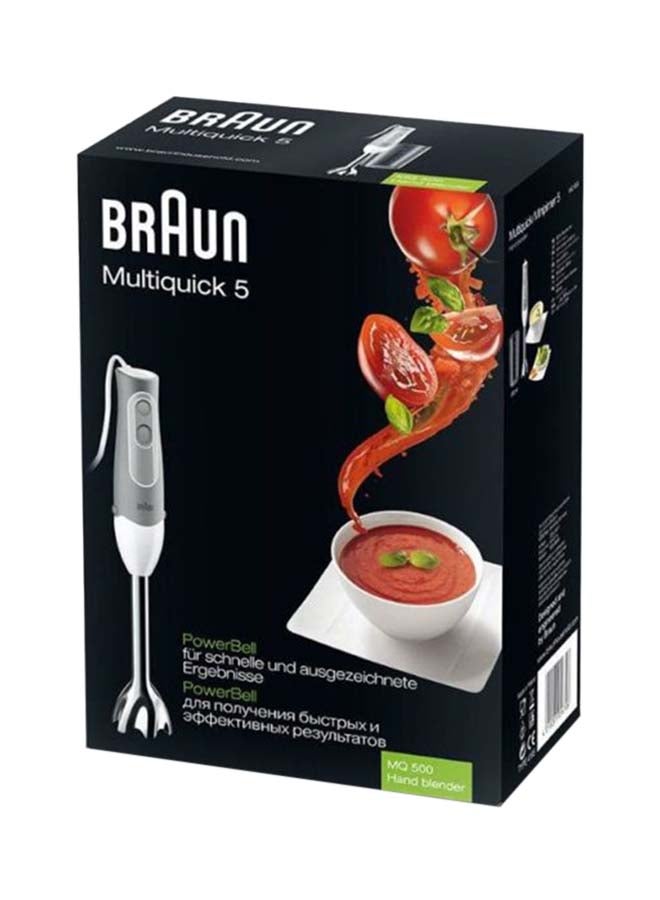 BRAUN Multiquick 5 Hand blender MQ500 GB White/grey - Image 5