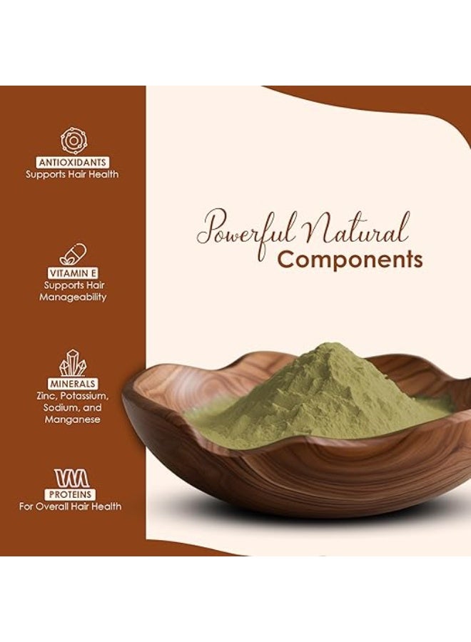 minature Mi Nature Pure Neutral Henna Powder(Cassia Obovata) |for Hair Conditioning|Adds no Colour to hair| 100% Herbal & Natural Scalp care mask |Unisex |227 gm(8 oz) - Image 4