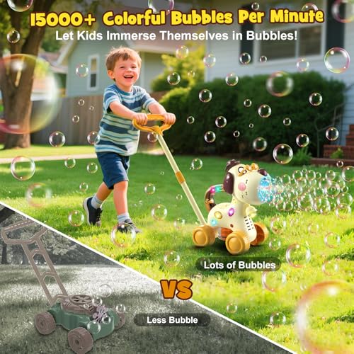 Nicmore Automatic Bubble Machine for Toddlers Portable Dog Bubble Maker Blower Toys for 3 4 5 6 Year Old Boy Girl Kids Outdoor Toys for Easter Party Birthday - Image 5