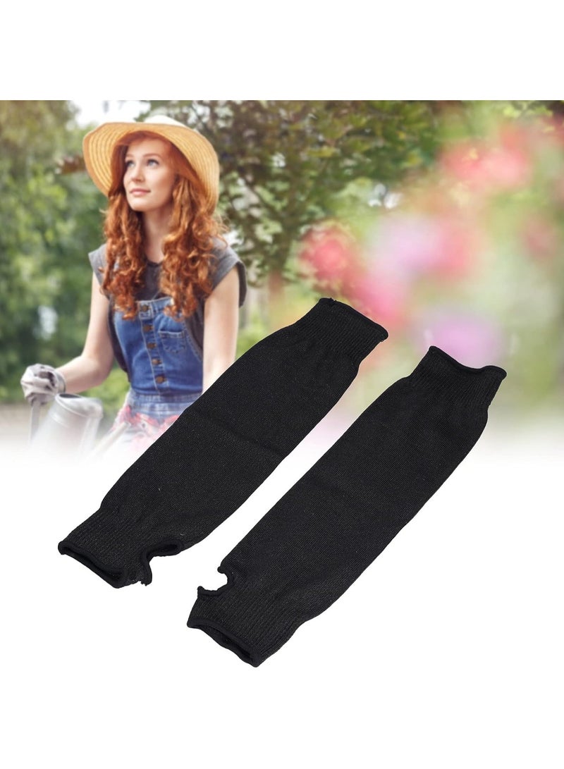 DubaiGallery Arm Sleeves, 1 Pair Gardening Arm Guard with Thumb Hole Hppe Cooking Arm Protection Cover to Protect from Cut Abrasion Burn for Adult Men Women - Image 2