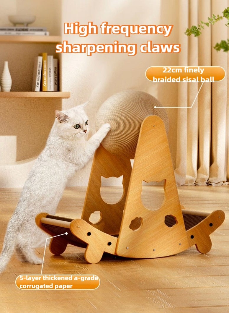 Cat Scratcher, All-in-One Cat Bed and Sofa, cat toys, Durable Versatile and Eco-Friendly - Image 4