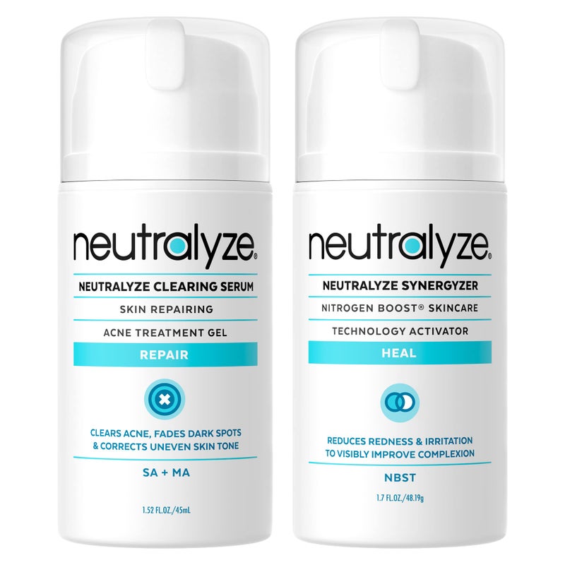 Neutralyze Moderate To Severe Acne Treatment Kit 2.0 (Clearing Serum & Synergyzer) - Image 1