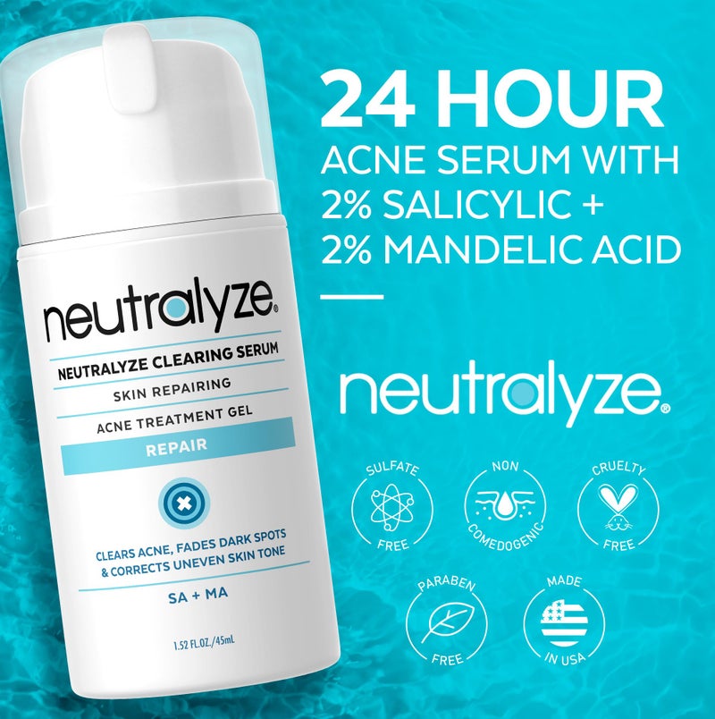 Neutralyze Moderate To Severe Acne Treatment Kit 2.0 (Clearing Serum & Synergyzer) - Image 3