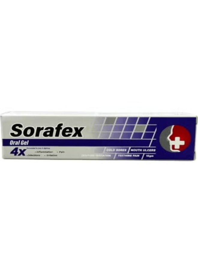 Sorafex Oral Gel 15g | Fast-Acting Relief for Mouth Ulcers, Sores & Oral Pain - Image 2